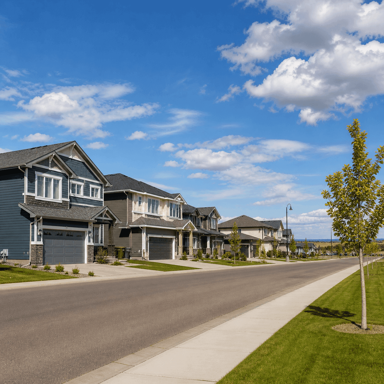 Airdrie residential street